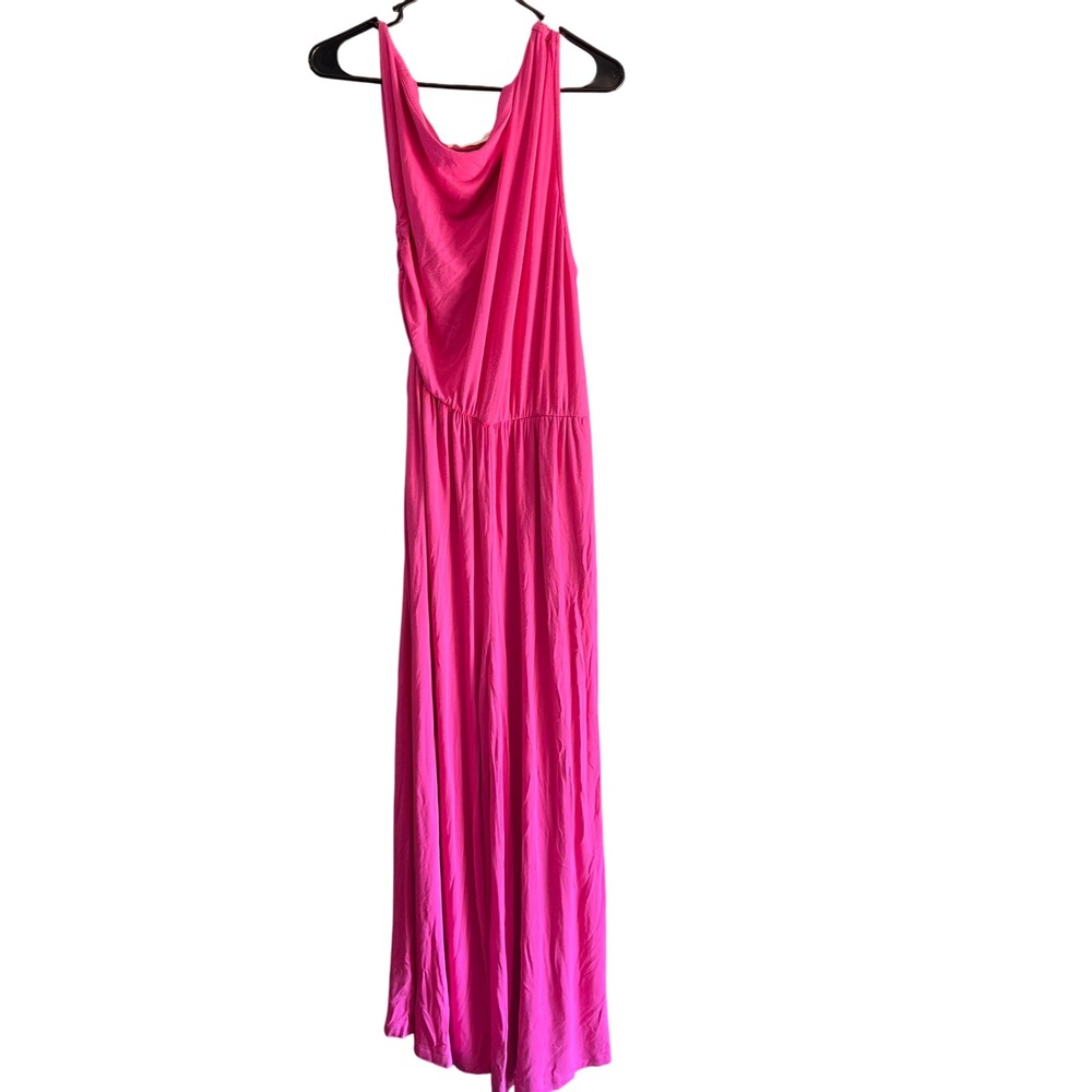 Free people Pink wide leg jumpsuit Sleeveless Casual Long Summer xs  Comfortable